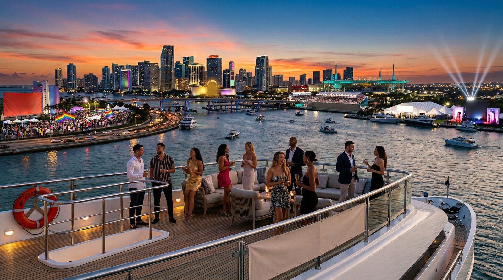 MIAMI’S BIGGEST 2026 EVENTS DESERVE A BETTER VIEW: BOOK A YACHT FOR PRIDE, FILM FESTIVAL, F1, FASHION WEEK, AND ART BASEL (APRIL AND MAY 2026)