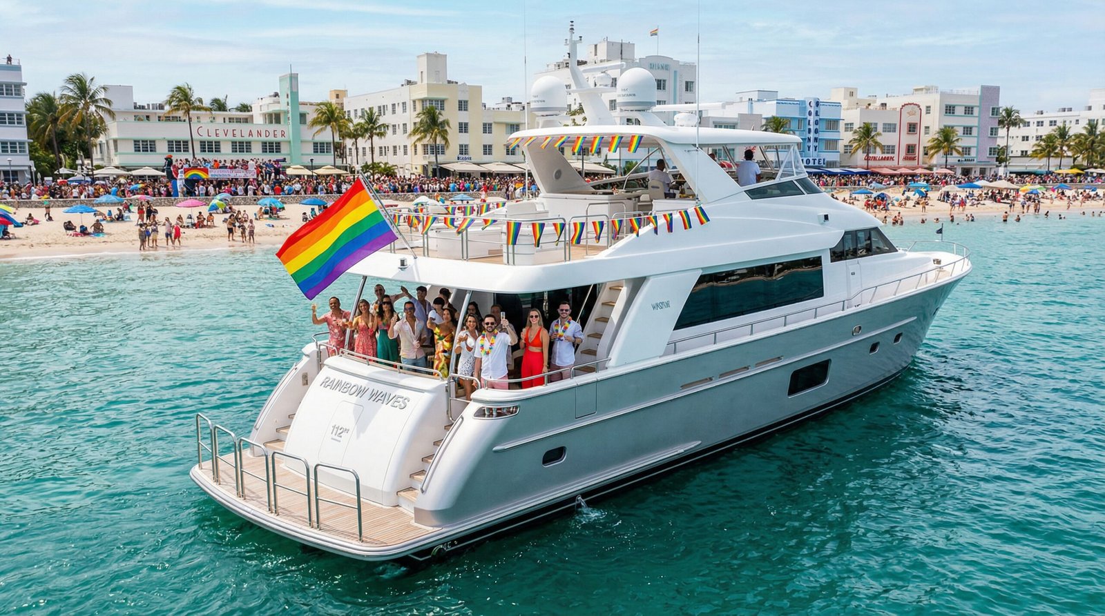MIAMI BEACH PRIDE 2026 YACHT CHARTER GUIDE: RAINBOW WAVES, OCEAN DRIVE PARADE & VIP PRIVATE YACHT EXPERIENCES IN MIAMI (APRIL 11–12, 2026)