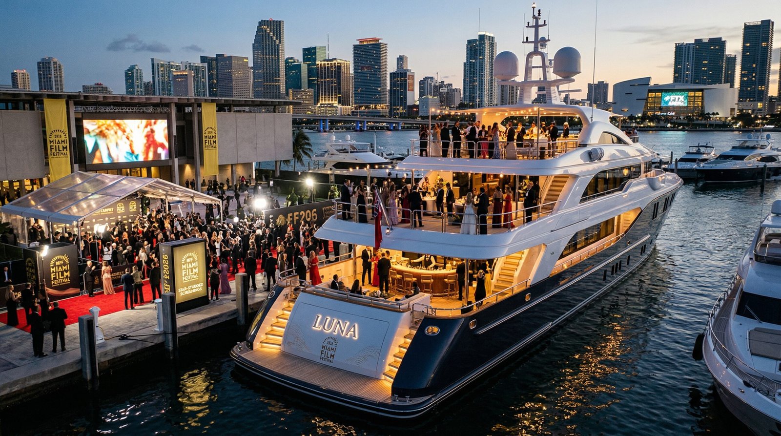 MIAMI FILM FESTIVAL 2026 YACHT CHARTER GUIDE: RED CARPET PREMIERES, STAR-STUDDED SCREENINGS & VIP PRIVATE YACHT EXPERIENCES IN MIAMI (APRIL 9–19, 2026)